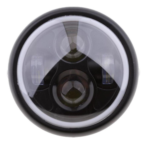 Cubierta Del Soporte Del Faro Led De La Motocicleta Retro