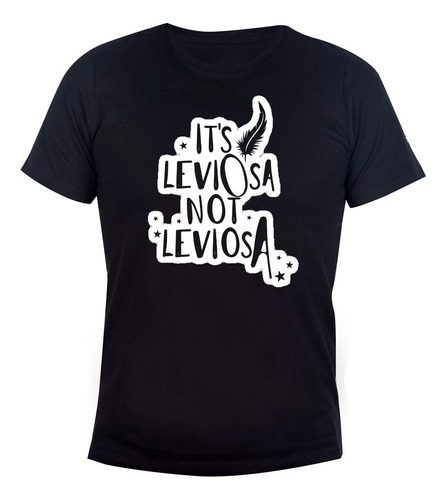 Remera Algodón Unisex Harry Potter It´s Leviosa Magia 