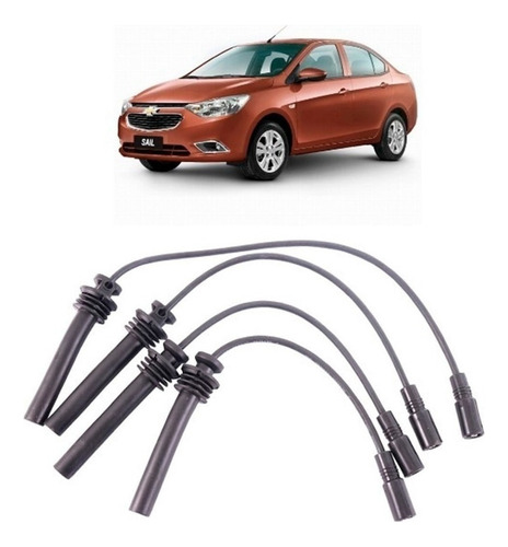 Juego Cables Bujias Para Chevrolet Sail 1.4 F14d 2011 2017