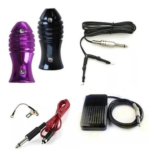 Kit De Tatuaje Tz-011 Maquina Fuente Tintas Tattoo