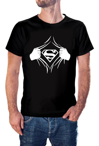 Polera Superman 01 100% Algodón