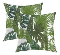Comprar Cubiertas De Almohada De Tiros De Hoja De Palma Tropical De