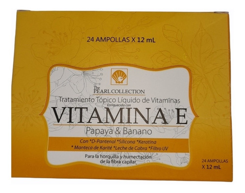 Ampolleta Vitamina E Capilar Tratamiento