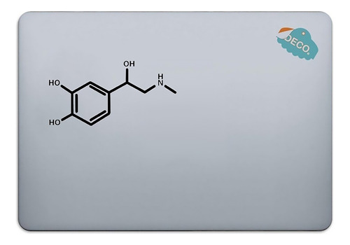 Sticker Para Laptop Química De La Ciencia Del Átomo Mod2