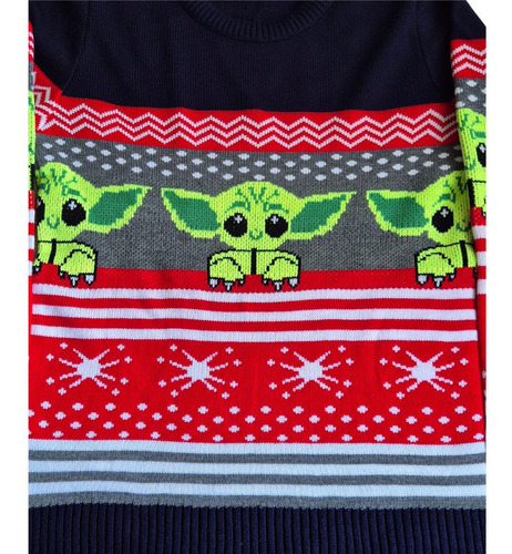 Sueter Navideño Ugly Star Wars Baby Yoda Adulto Unisex