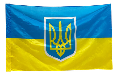 Tapestry, Bandera De Ucrania Y Fade, 90 X 150 Cm/3 X 5 Pulga