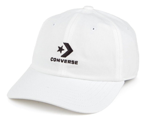 Gorra Converse Modelo Lock Up Baseball Blanco Strapback