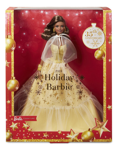 Muñeca Holiday Barbie , Regalo De Coleccionista De Tempora.