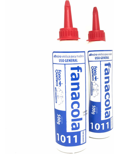 Imagen 2 de 4 de Adhesivo Cola Vinílica Fanacola Pomo 500gr.