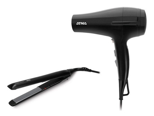 Imagen 4 de 4 de Atma Ck4010p Home Salon Set Secador 2200w + Plancha 220c