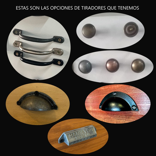 Mesa Rack De Tv Madera Pintada Con Cajones Y Estantes Marrón