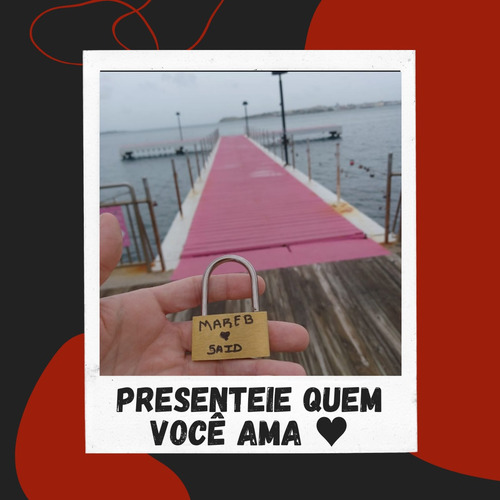 Imagem 1 de 4 de Cadeado Do Amor