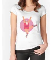 Comprar Remera Funny Love Santa 80's Retro Aerobics Algodon Premium