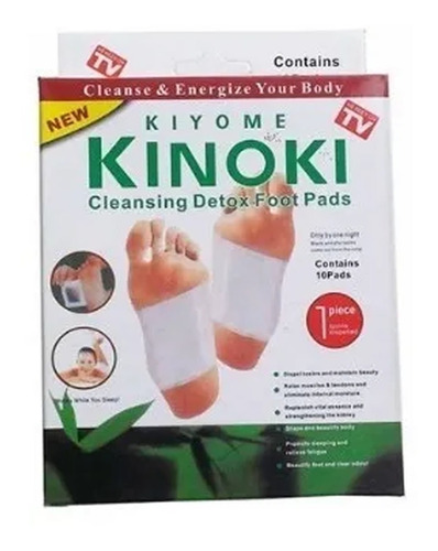 10 Parches Kinoki Desintoxicantes Relajantes Sueño Natural