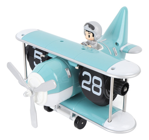 Reloj De Sobremesa Tipo Avión, Plegable, 12 Horas, Retro, Fu