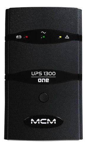 Nobreak Mcm Ups One UPS0221 3.1 1300va Trivolt/115v 6 Tomadas Cor Preto
