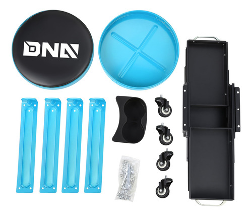 Taburete Mechanics Roller Seat Creeper Dna Motoring Blue