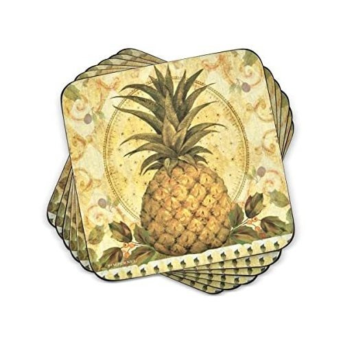 Posavasos Pimpernel Golden Pineapple Collection - Juego De 6