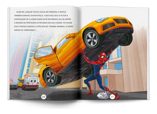 Homem-aranha A Origem Do Herói Livro Infantil Capa Dura