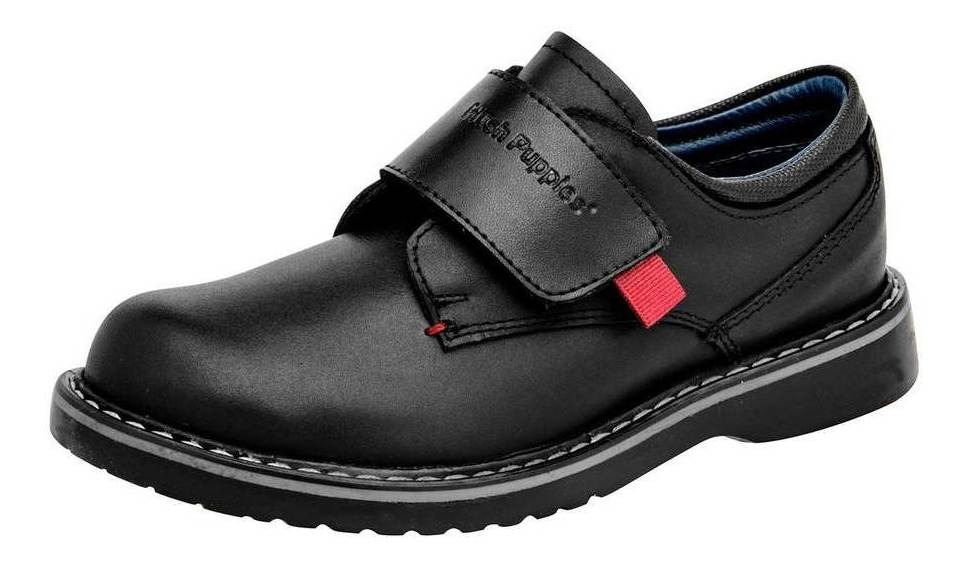 Zapato Hush Puppies Kids Hp00937 Negro Joven | Mercado Libre