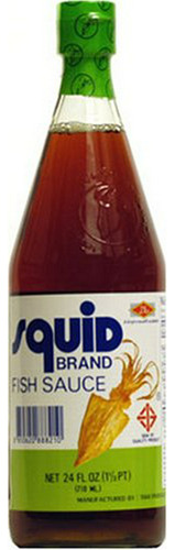 Salsa Picante -  Salsa De Pescado Squid Brand, Botella De 24