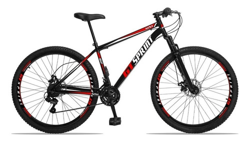 Bicicleta  de passeio GT Sprint MX1 alumínio suspensão aro 29 17" 21v freios de disco mecânico cor vermelho