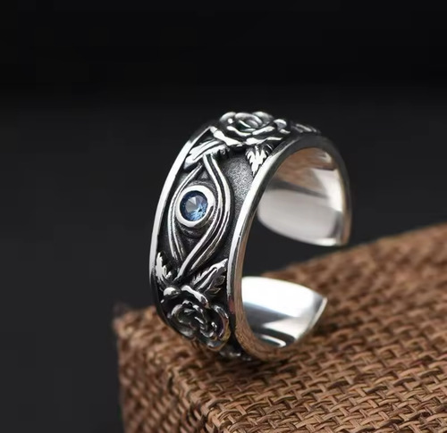 Anillo Para Hombre Ojo De Horus Dios Protección Vintage Vintage Unitalla