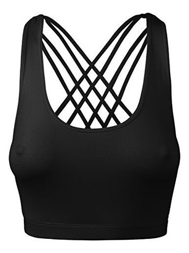 Bekdo Womens Strappy Crisscross Back Comfort