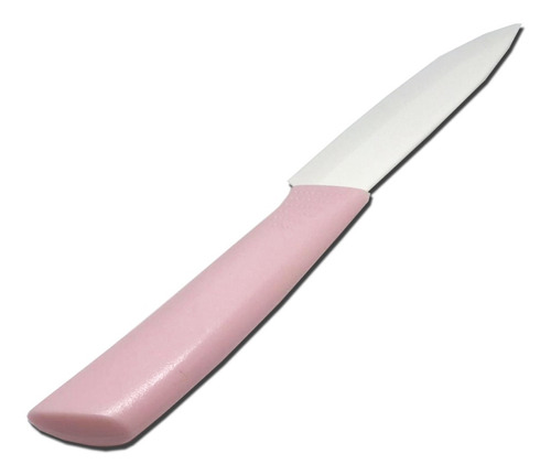 Cuchilla Cuchillo Ceramica Mango Plástico Fruta 4 Pulgadas 