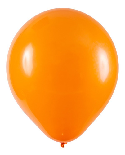 Balão De Látex Laranja - 8 Polegadas - 50 Unidades