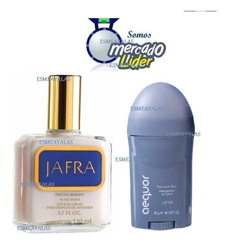 Jafra Set Private Reserve Crema After Shave + Desodorante