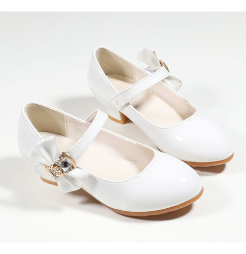 Zapatos De Tacón Alto De Cristal Estilo Princesa Para Niñas
