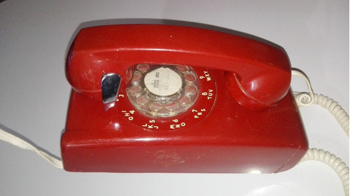 Telefono Antiguo Rojo