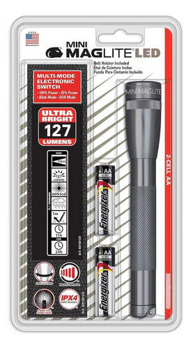 Linterna Led Mini Maglite + Funda 127 Lumenes Aventureros