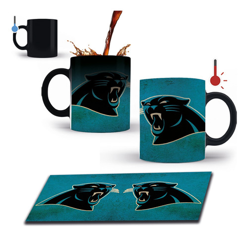 Taza Mágica 11 Oz Nfl Panthers Carolina Mod4