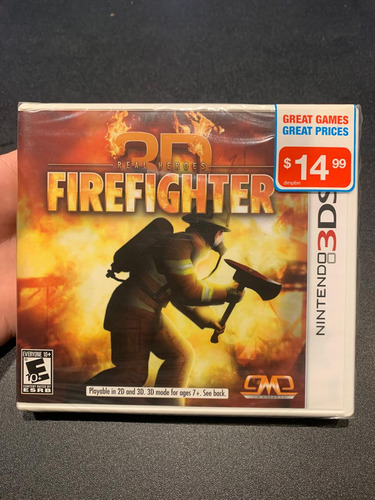 Real Heroes: Firefighter 3d Nintendo 3ds Nuevo (Usado)