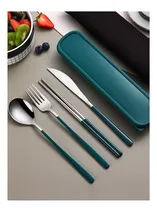 Comprar Set De Cubiertos Portatil Con Estuche
