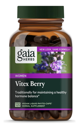 Gaia Herbs Vitex Berry Equilibrio Fertilidad Mujeres 120 Cap