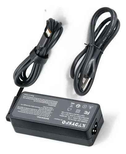 Ktdyspq Cargador Usb C Portatil 65w Para Computadora Lenovo,