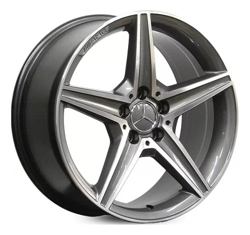 Llantas 17 Mercedes C250 Amg/ 5x112 / Grafito Diamantado