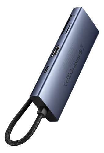 Hub Adaptador Usb-c 7 En 1 Baseus Hdmi Usb 3.0 Vga Pd