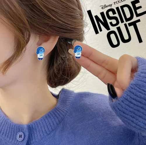 Aretes Intensamente - Tristeza, Furia, Alegría, Envidia, Tds