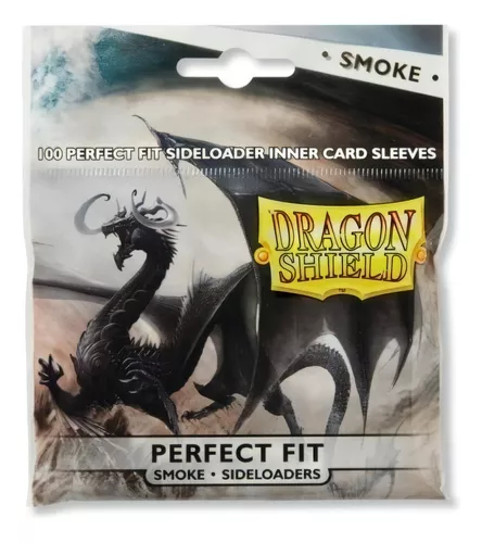 Dragon Shield Perfect Fit Sideloader Smoke 100 Sleeves Size