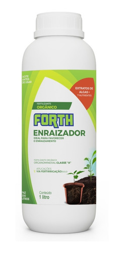 1 Litro Adubo Fertilizante Enraizador Forth - Faz 200 Litros