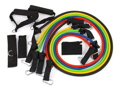 Kit Bandas Elásticas De Resistencia Ejercicio Entrenamiento 