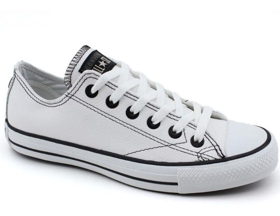 tenis all star couro branco mercado livre