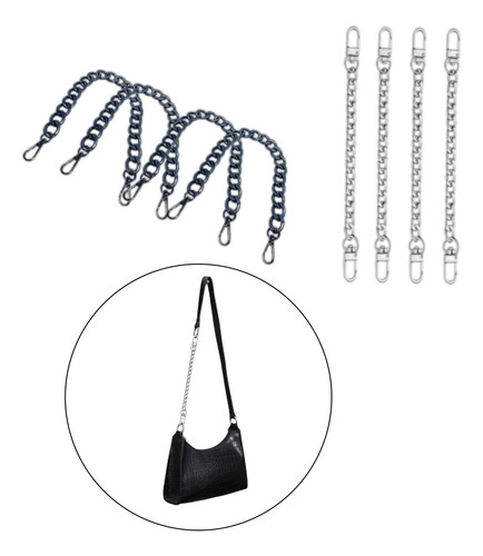 8pcs Correa De Cadena De Monedero Diy Bolsa Extensor De