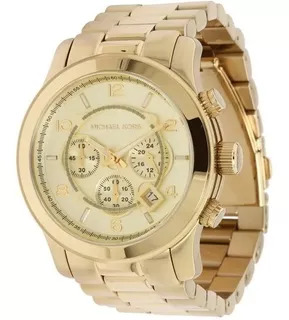 Relógio Michael Kors Mk8077 100% Original Banhado A Ouro