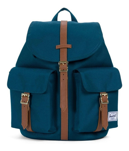 Mochila feminina Herschel Green Dawson 1030102108os Design de tecido liso