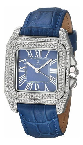 Reloj Mujer Christian Van Sant Cv4421 Cuarzo Pulso Azul En